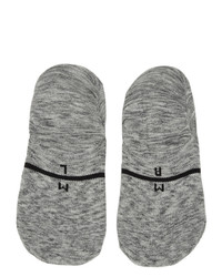 Nike Two Pack Grey Snkr No Show Socks