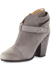 Grey Nubuck Ankle Boots