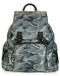 Topshop Nylon Backpack Grey