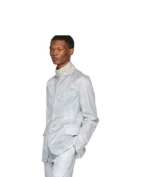 Sacai Grey Nylon Blazer