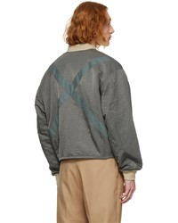 Second/Layer Gray Bomber Jacket
