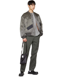Undercoverism Gray Padded Bomber