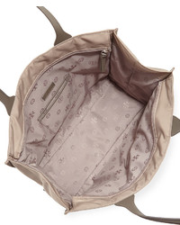 Tory Burch Ella Packable Nylon Tote Bag French Gray