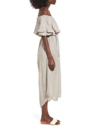 Faithfull The Brand Majorca Off The Shoulder Maxi Dress