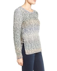 Lucky Brand Lace Up Ombre Sweater