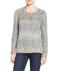 Lucky Brand Lace Up Ombre Sweater