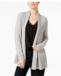 Charter Club Cashmere Ribbed Open Front Cardigan Created For Macys