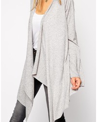 Asos Collection Cardigan With Waterfall Front