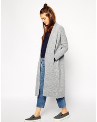 Asos Collection Maxi Cardigan In Brushed Yarn