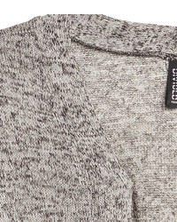 H&M Fine Knit Cardigan Gray Ladies
