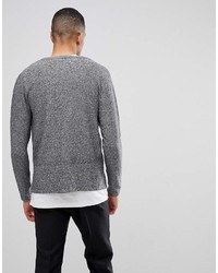 Selected Homme Tall Open Drape Cardigan In 100% Cotton