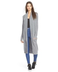 Leith Long Open Front Cardigan