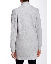Chaus Long Sleeve Texture Stitch Cocoon Sweater