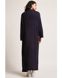 Forever 21 Longline Open Front Duster Cardigan