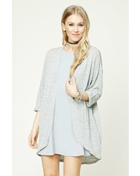 Forever 21 Marled Open Front Cardigan