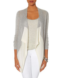 The Limited Colorblocked Open Front Cardigan