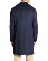 Isaia Aqua Cashmere Overcoat