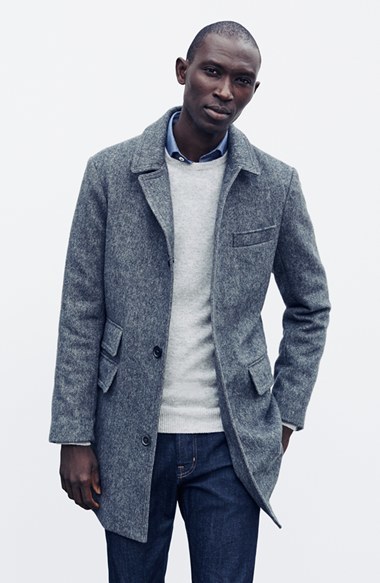 Billy Reid Astor Three Button Herringbone Overcoat, $895 | Nordstrom ...