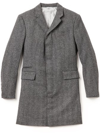Brooklyn Tailors Handmade Tweed Topcoat, $950 | East Dane | Lookastic