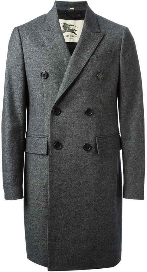 Burberry Double Breasted Coat, $3,198 | farfetch.com | Lookastic