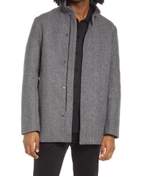 Theory Clarence Twist Recycled Wool Blend Coat