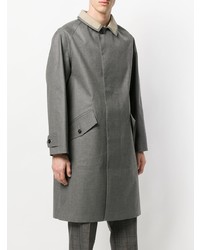 Maison Margiela Contrast Collar Fitted Coat