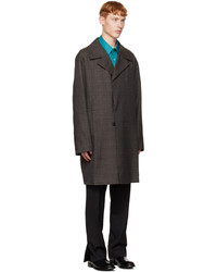 Wooyoungmi Gray Single Mid Coat
