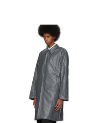 Dries Van Noten Grey Cotton Coat