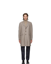 Harris Wharf London Grey Wool Chester Coat