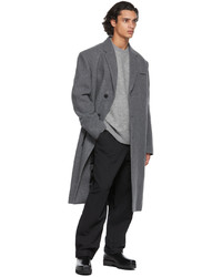 System Grey Wool Coat