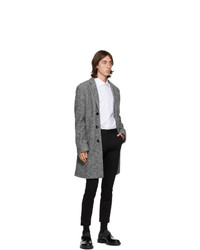 Hugo Grey Wool Migor Coat
