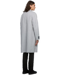 Ksubi Grey Wool Mogul Coat