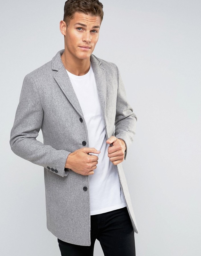 Homme ru. Selected homme пальто. Полупальто selected homme. Selected Menswear пальто. Светло серое пальто мужское.