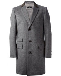 Hugo Boss Boss Contrast Collar Overcoat