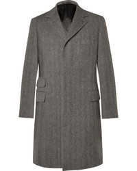 Kingsman Herringbone Wool Overcoat