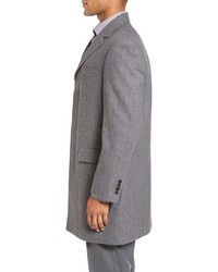 Hart Schaffner Marx Maitland Modern Fit Wool Blend Overcoat
