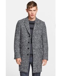 Paul Smith Ps Boucle Knit Wool Blend Overcoat