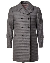 Thom Browne Quilted Double Breasted Coat