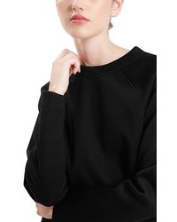 Topshop Boutique Boutique Raglan Sweatshirt Size 2 Us Black