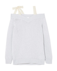 REDVALENTINO Cold Shoulder Ed Wool Sweater