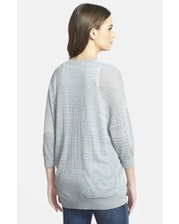 Nordstrom Collection Open Stitch V Neck Pullover