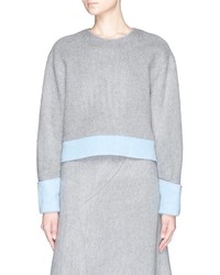 Nicholas Double Sided Wool Blend Felt Oversize Sweater