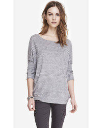 Express Space Dyed Oversized Tunic Sweater