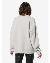 Unravel Project Long Sleeve Wool Blend Sweater