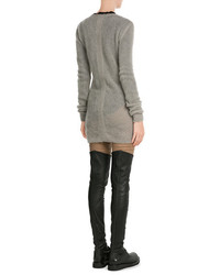Rick Owens Oversize Pullover With Mohair