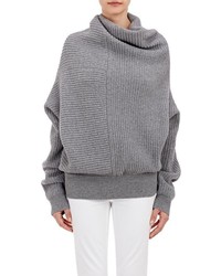 Acne Studios Oversized Jacy Turtleneck Sweater Grey