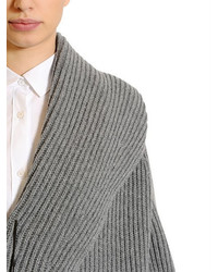 Jil Sander Oversized Ribbed Wool Blend Sweater