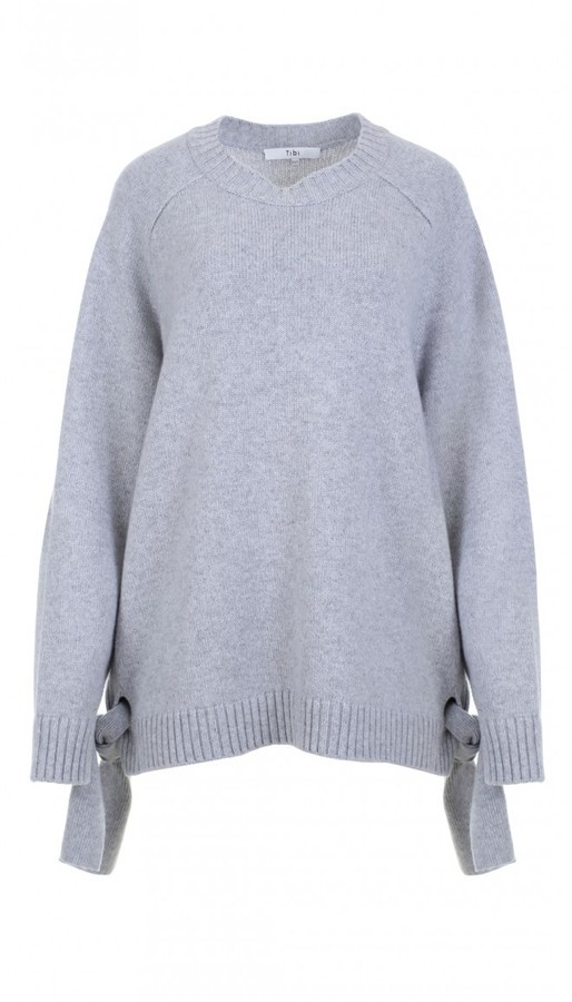 Tibi oversized hotsell cashmere sweater