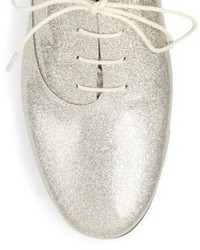 Marc Jacobs Betty Glitter Lace Up Oxfords
