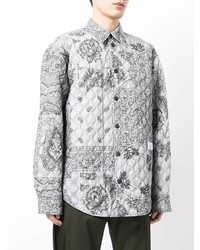 MSGM Paisley Print Quilted Shirt